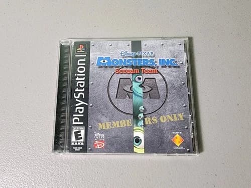 Monsters, Inc.: Scream Team (PlayStation 1, PS1, 2001) Complete, Tested