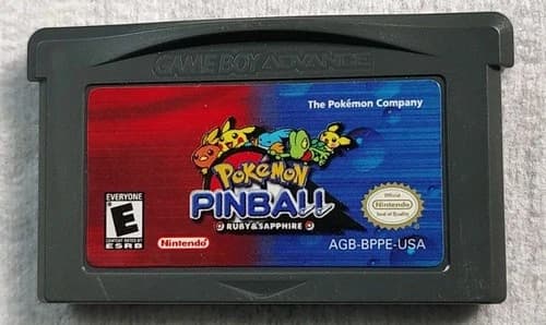 POKEMON PINBALL RUBY SAPPHIRE GBA Gameboy Advance - Authentic Clean Tested 😎🔥