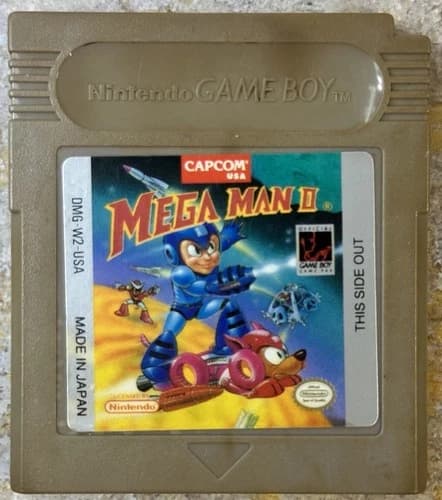 Mega Man II 2 Cartridge - Nintendo Game Boy **TESTED**