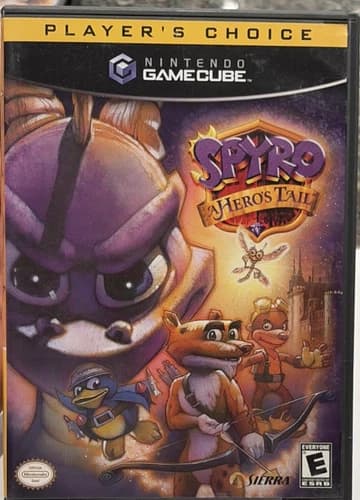 Spyro A Hero's Tail Nintendo GameCube Vivendi Universal 2004 Player's Choice Ma…