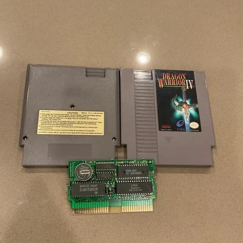 Dragon Warrior IV 4 Authentic Nintendo Entertainment System NES
