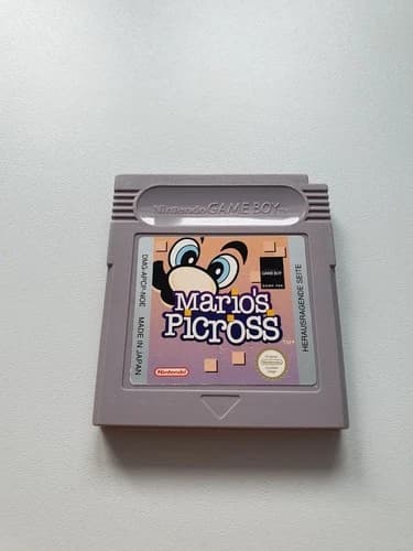 Mario's Picross | Game Module | Nintendo Gameboy Classic | Very Good