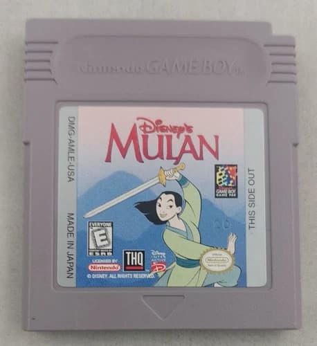 Disney's Mulan (Nintendo Game Boy, 1998) Game Only - Tested