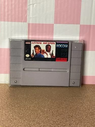 Lethal Weapon (Super Nintendo SNES, 1992) Authentic TESTED WORKING