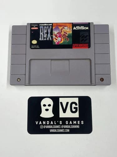 SNES - Radical Rex Super Nintendo Cart Only #2937