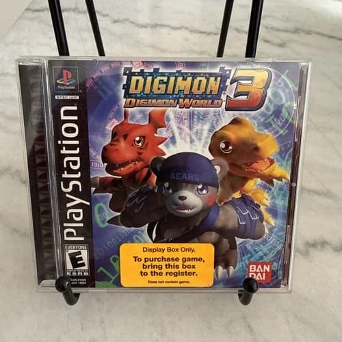 Digimon World 3 - Sony PlayStation PS1 - Authentic, Working, CIB w/ Reg Card