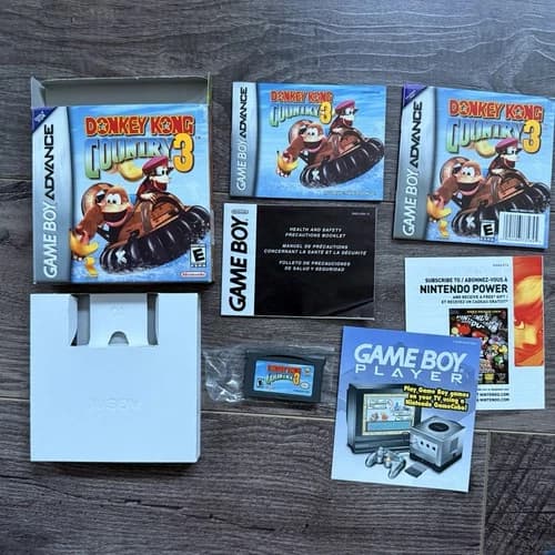 Donkey Kong Country 3 (GameBoy Advance, GBA 2005) CIB Complete w Box, Excellent!