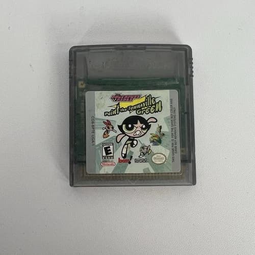 Game Boy Color Powerpuff Girls: Paint the Townsville Green Tested Nintendo FS