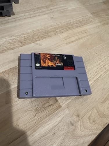 The Lion King Super Nintendo SNES Working Game Cartridge Disney