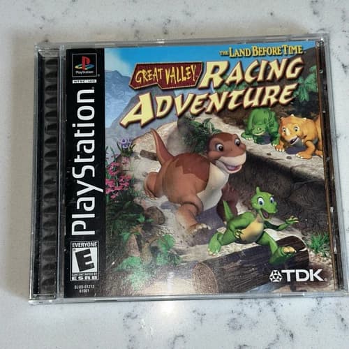 The Land Before Time Big Water Adventure PS1 PlayStation 1 Complete W/ Reg Card