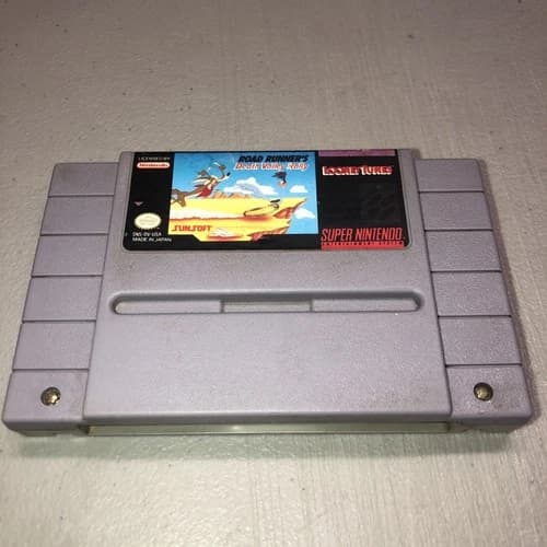 Road Runners Death Valley Rally Super Nintendo SNES Authentic Cartridge Tested