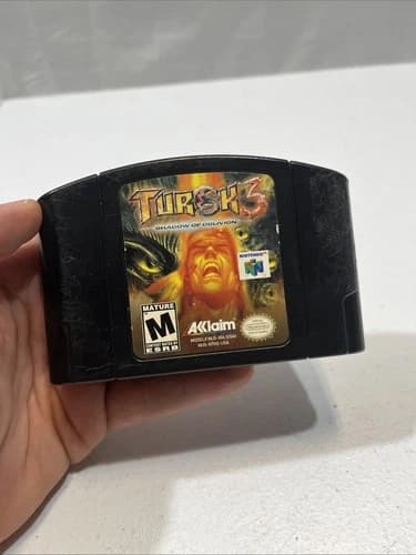 Turok 3: Shadow of Oblivion, N64, Loose, Authentic! Tested Working