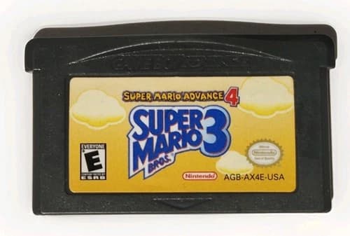 SUPER MARIO BROS 3 SUPER MARIO ADVANCE 4 GAMEBOY ADVANCE ~ TESTED WORKING