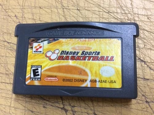 Disney Sports Basketball (Nintendo Gameboy Advance GBA) Cart Only Tested Works!