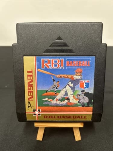 R.B.I. Baseball: Tengen Nintendo NES Game RBI Black Cart