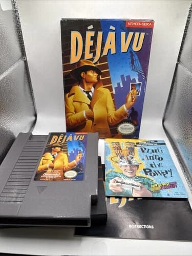 Deja Vu (Nintendo Entertainment System, 1990) Complete In Box