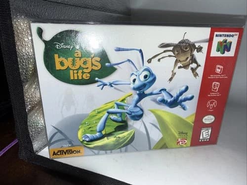 Disney Pixar A Bug's Life (Nintendo 64, 1999) N64 CIB Complete W/instruction Bk