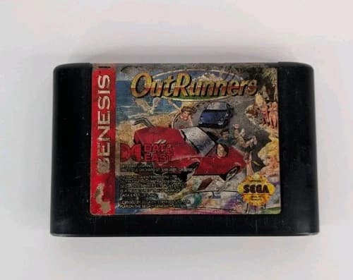 OutRunners (Sega Genesis, 1994), Cartridge Only, Tested