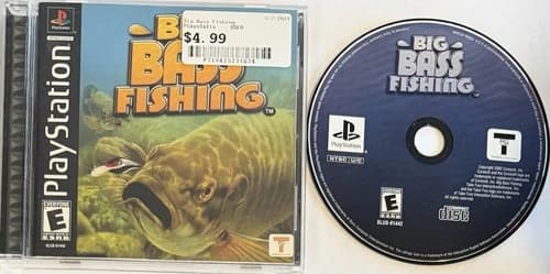 Big Bass Fishing (Sony PlayStation 1, PS1) COMPLETE!! | CIB | M1512