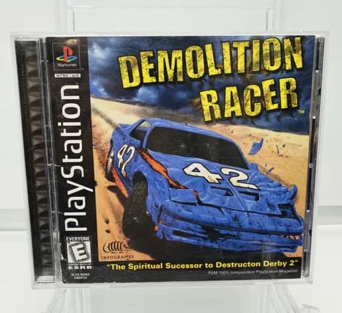 Demolition Racer Playstation 1 PS1 1999 CIB Registration Card Tested