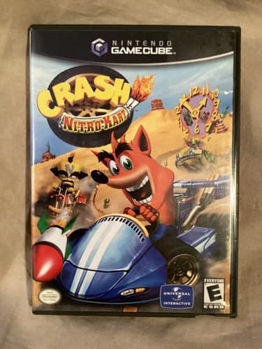 Crash Nitro Kart (Nintendo GameCube, 2003) Complete in Box with Manual