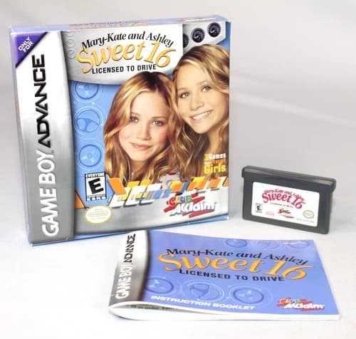 Mary-Kate and Ashley: Sweet 16 - Licensed to Drive GBA Complete CIB! Nice Shape!