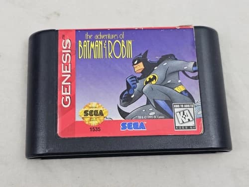 SEGA GENESIS ADVENTURES OF BATMAN ROBIN CARTRIDGE VIDEO GAME
