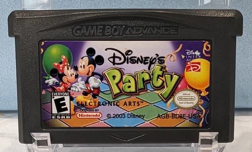 Disney's Party (Nintendo Game Boy Advance, 2003) Cartridge - Authentic & Tested