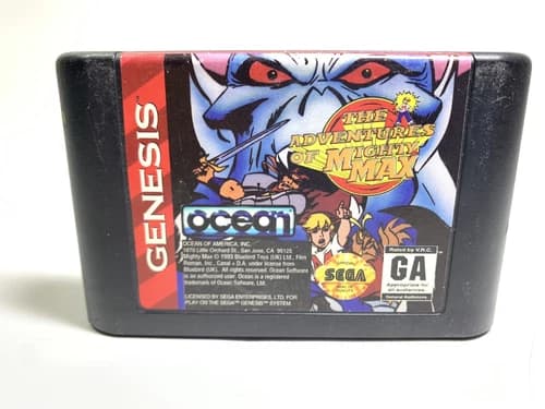 THE ADVENTURES OF MIGHTY MAX (1994, SEGA Genesis Video Game)