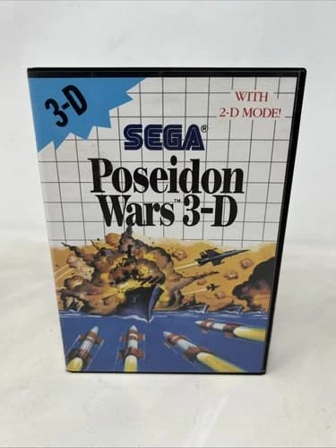 Poseidon Wars 3-D (Sega Master System) - CIB