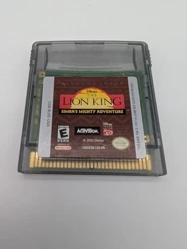 Disney's The Lion King: Simba's Mighty Adventure (Nintendo Game Boy Color, 2000)
