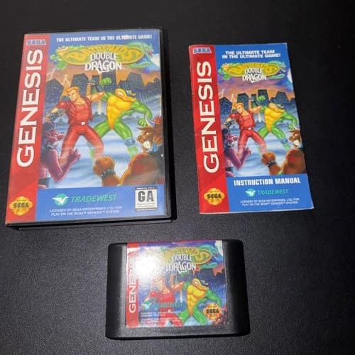 Battletoads/Double Dragon: The Ultimate Team (Sega Genesis, 1993) complete cib