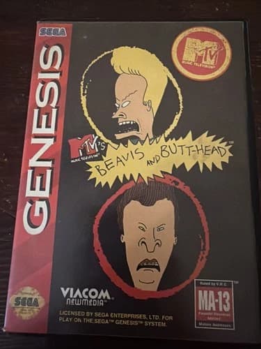 MTV's Beavis and Butt-Head (Sega Genesis, 1994) Tested Works