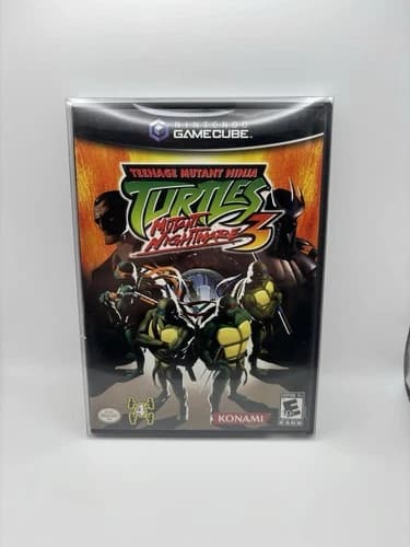 Teenage Mutant Ninja Turtles 3 Mutant Nightmares Nintendo GameCube cib W/ Case