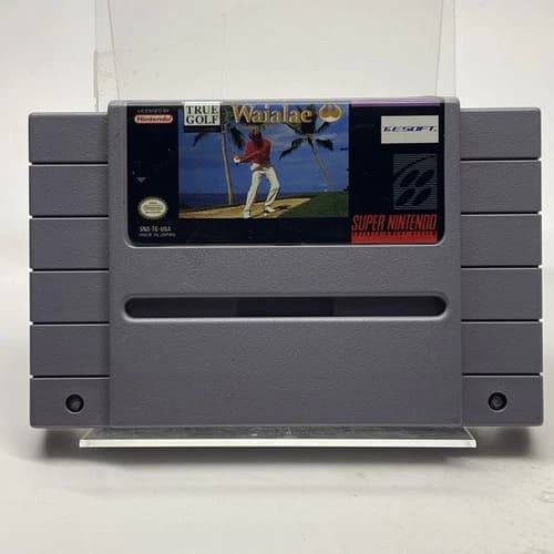 True Golf Classics: Waialae Country Club (Super Nintendo SNES, 1991) Authentic