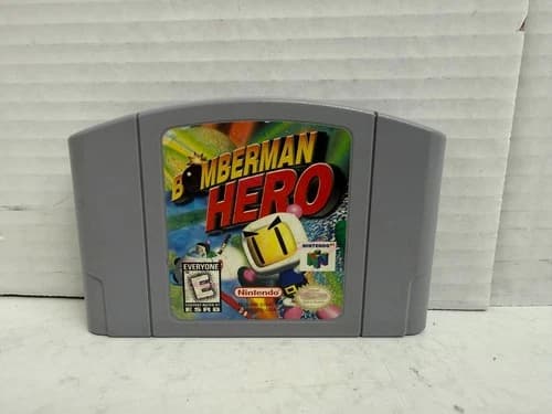 Bomberman Hero N64 (Nintendo 64, 1998) Authentic Vintage Game Tested & Works