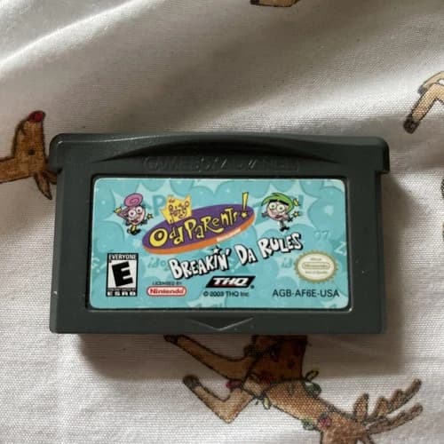 Fairly OddParents: Breakin' Da Rules Game Boy Advance 2003 Cartridge