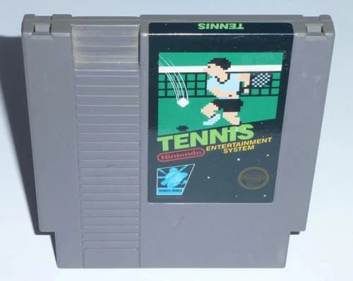 TENNIS - Nintendo NES Game (Authentic) Cleaned & Tested