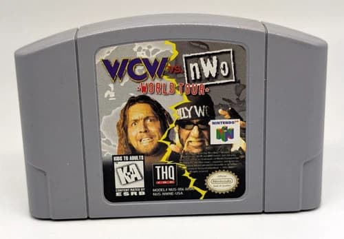 WCW vs. NWO World Tour Nintendo 64 N64 - Cartridge Only Tested Working Authentic