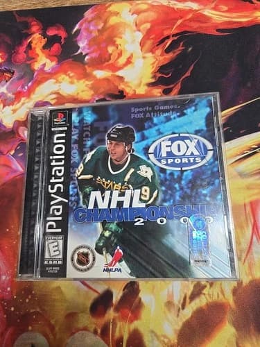 PlayStation 1 (PS1): Fox Sports NHL Championship 2000 Black Label CIB Tested
