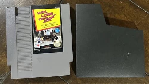 Win, Lose or Draw (Nintendo NES, 1990) Game Tested And Working Great!