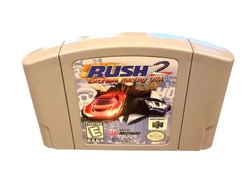 Rush 2: Extreme Racing USA (Nintendo 64, 1998) Authentic N64