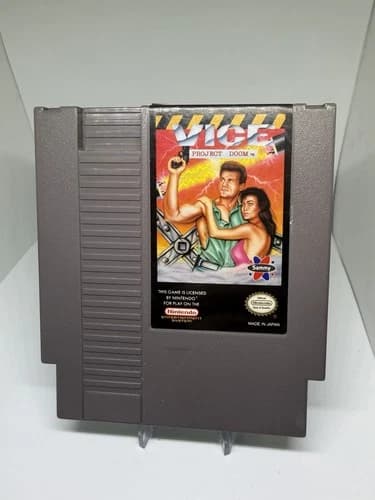 Vice Project Doom NES Nintendo Authentic Tested Sammy Cartridge Only