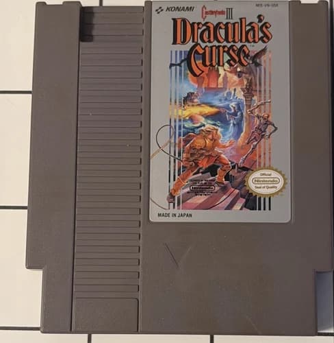 Konami Castlevania III: Dracula's Curse Nintendo NES Tested Fast Shipping