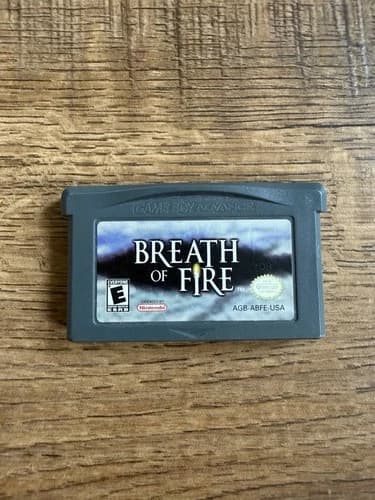 Breath of Fire (Nintendo Game Boy Advance, 2001) Authentic Cartridge Tested