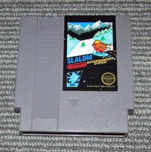 Slalom for Nintendo NES Authentic Fast Free Shipping