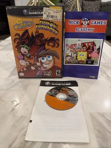 Fairly OddParents Shadow Showdown GameCube 2004 Complete CIB Tested