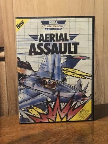 Aerial Assault for Sega Master System Complete in box CIB Great Shape