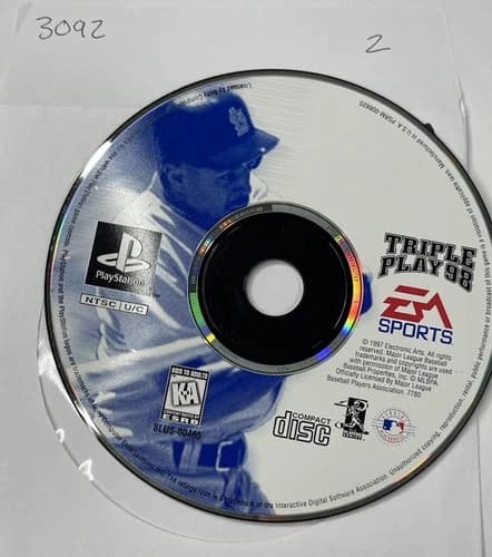 Triple Play 99 (Sony PlayStation 1/PS1, 1998) NO TRACKING DISC ONLY #3092