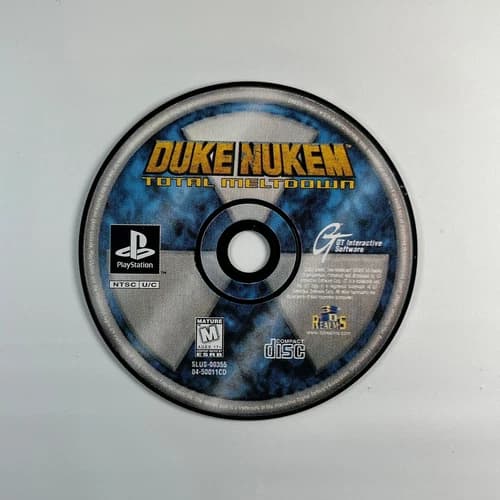 Duke Nukem Total Meltdown Sony PlayStation 1 PS1 GT Interactive - DISC ONLY